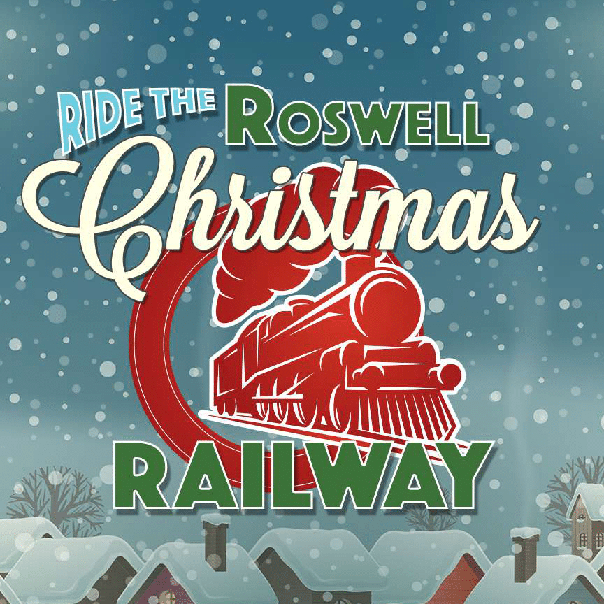 train- roswell christmas railway