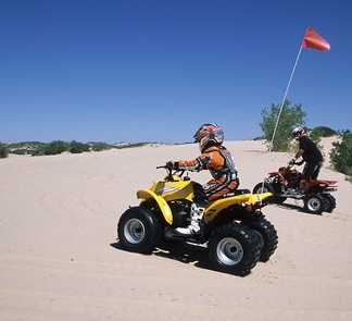 Off-highway vehicles at Mescalero Sand Dunes