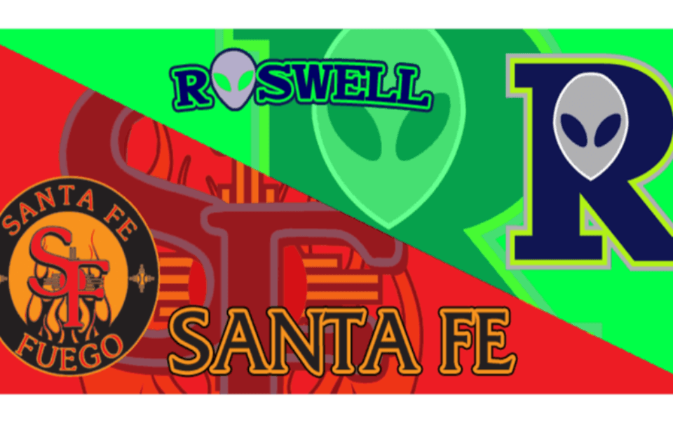 Event Image for the Santa Fe Fuego at Roswell Invaders Baseball Game
