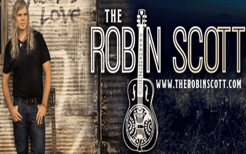 Musician with The Robin Scott logo