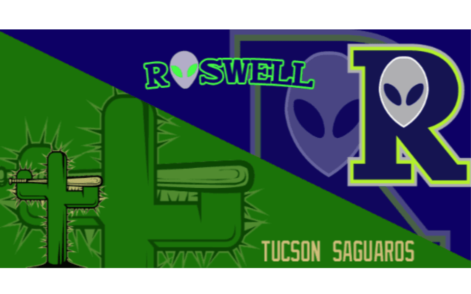 Event Image for the Tucson Saguaros at Roswell Invaders Baseball Game