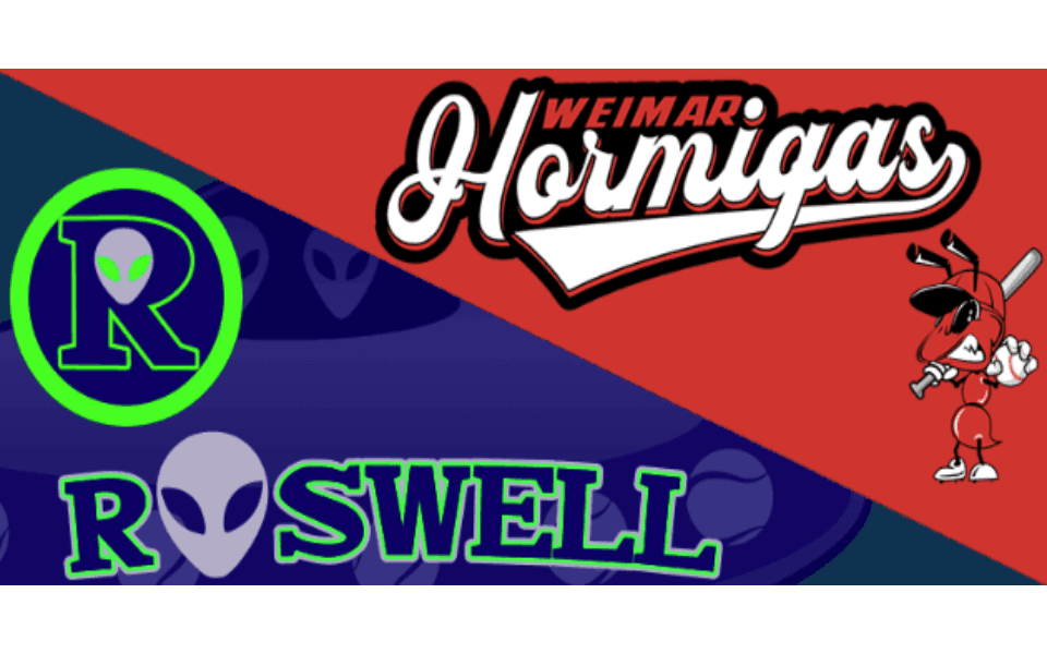 Event Image for the Weimar Hormigas at Roswell Invaders Baseball Game