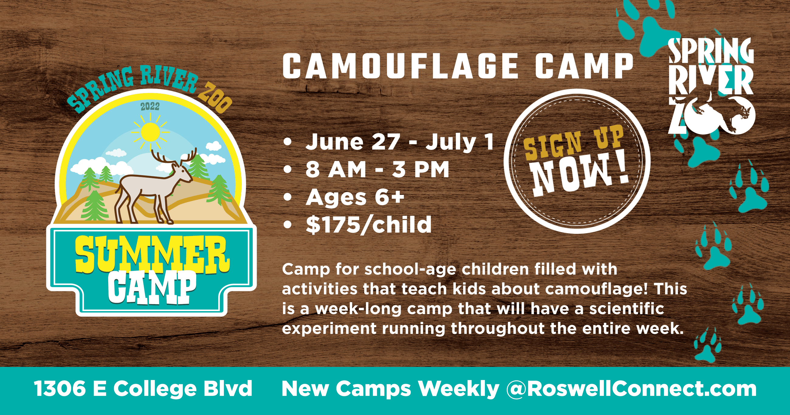 camouflage kids camp