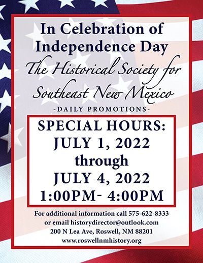 The Historical Society Independence Day Celebration
