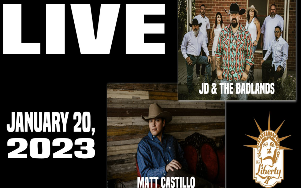 Event image for Matt Castillo with JD & Badlands pictured on the image