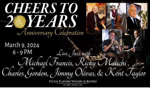 Cheers to 20 Years! Live Music with Michael Francis & Special Guests